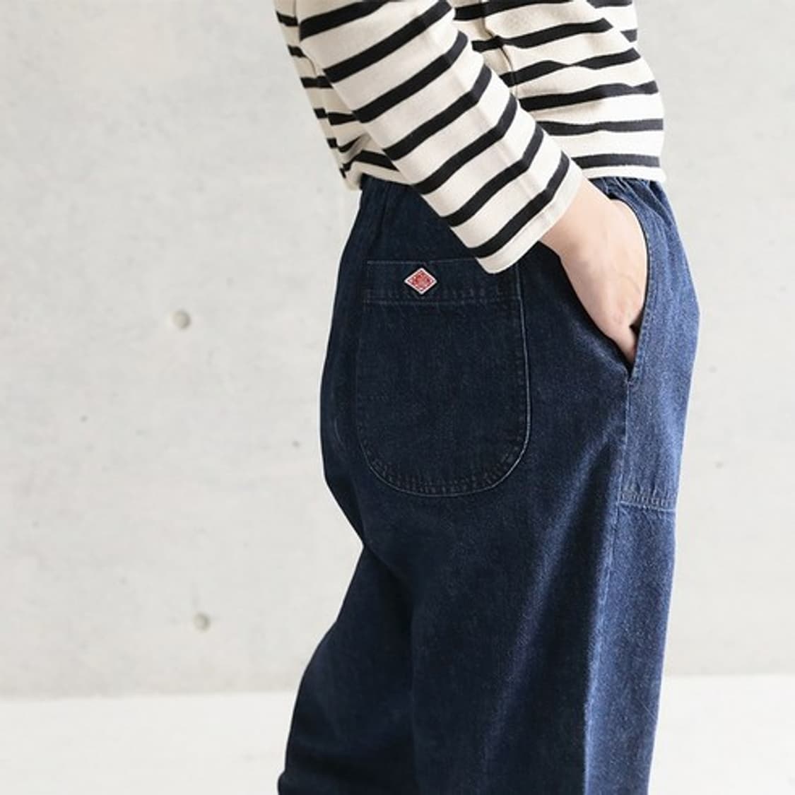 단톤(DANTON)데님 이지 팬츠 인디고 상품이미지2