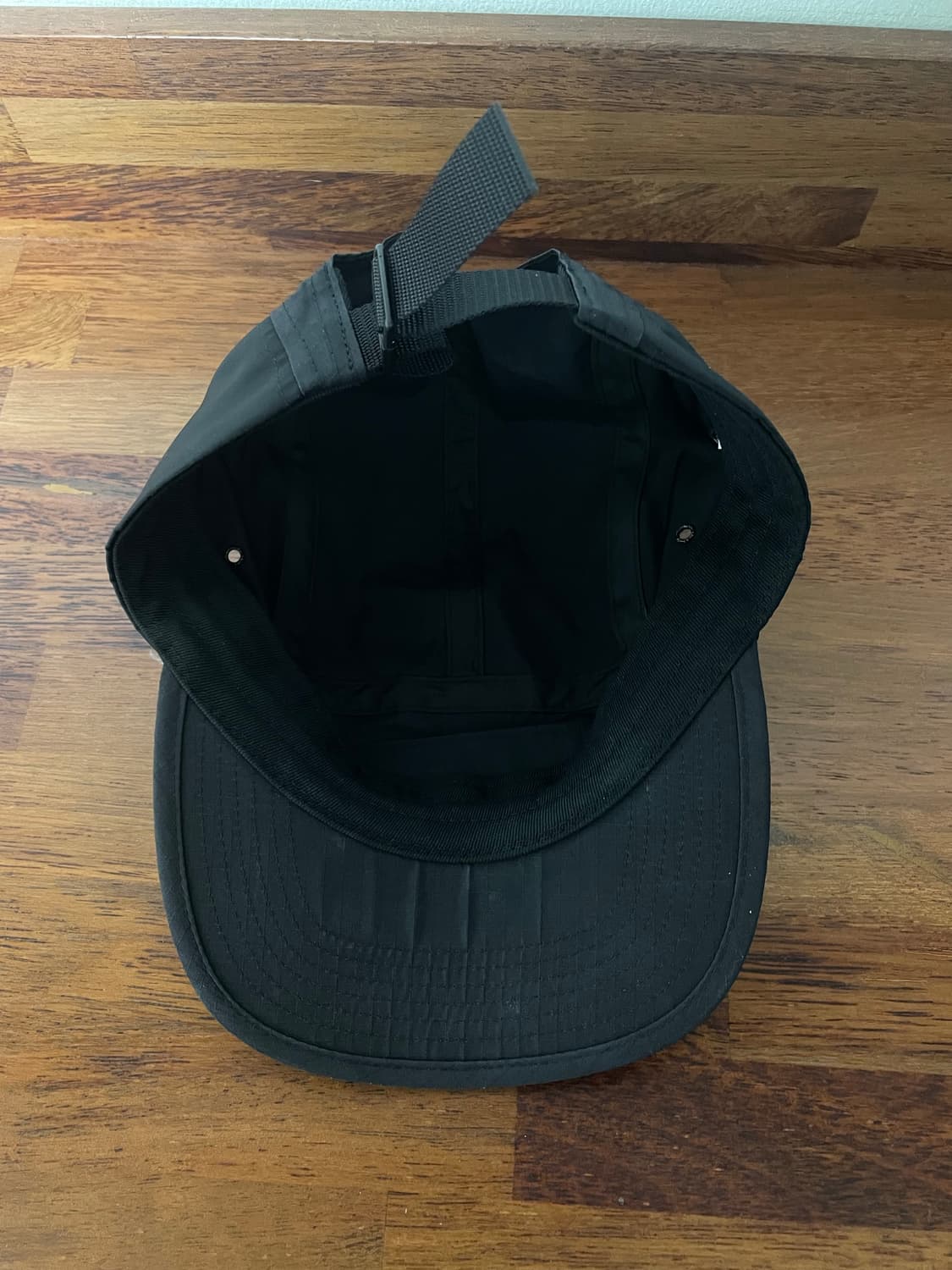 슈프림 왁스드 립스탑 캠프캡 블랙-24FW 상품이미지6