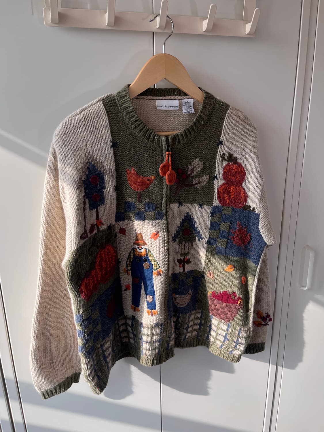 Croft & barrow 풍경 패치 니트 집업  상품이미지8