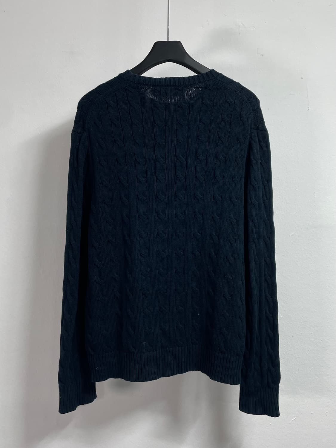 폴로 랄프로렌 다크네이비 케이블 니트 (on.224)  상품이미지3