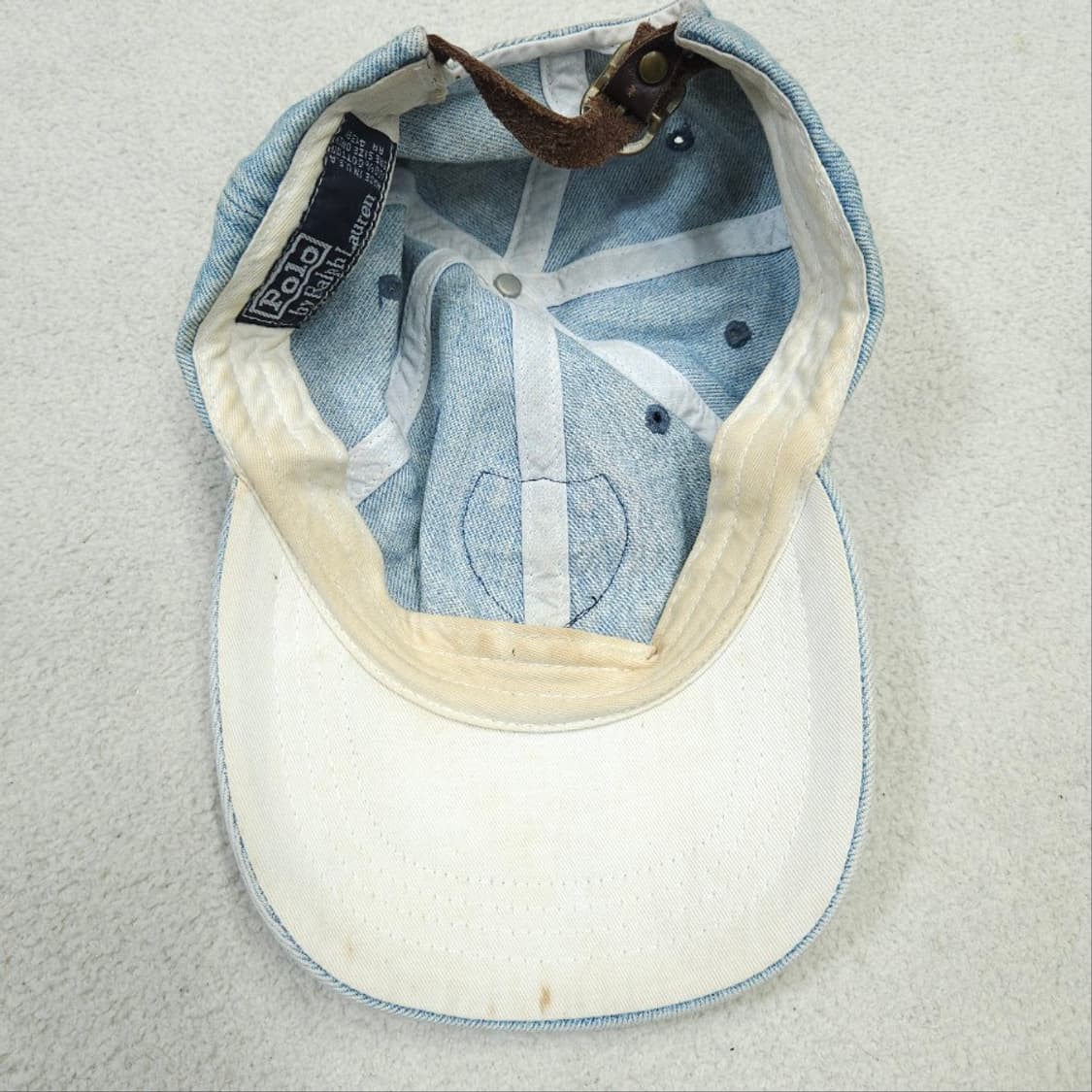 90s 폴로 랄프 로렌 데님 볼캡 상품이미지5