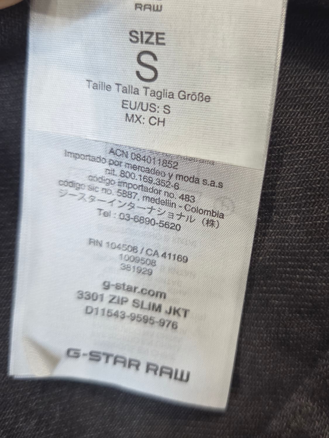 G-STAR RAW 3301 ZIP SLIM JKT 상품이미지9