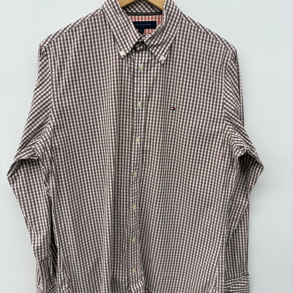 타미힐피거 체크 긴팔 셔츠 남m 상품이미지2
