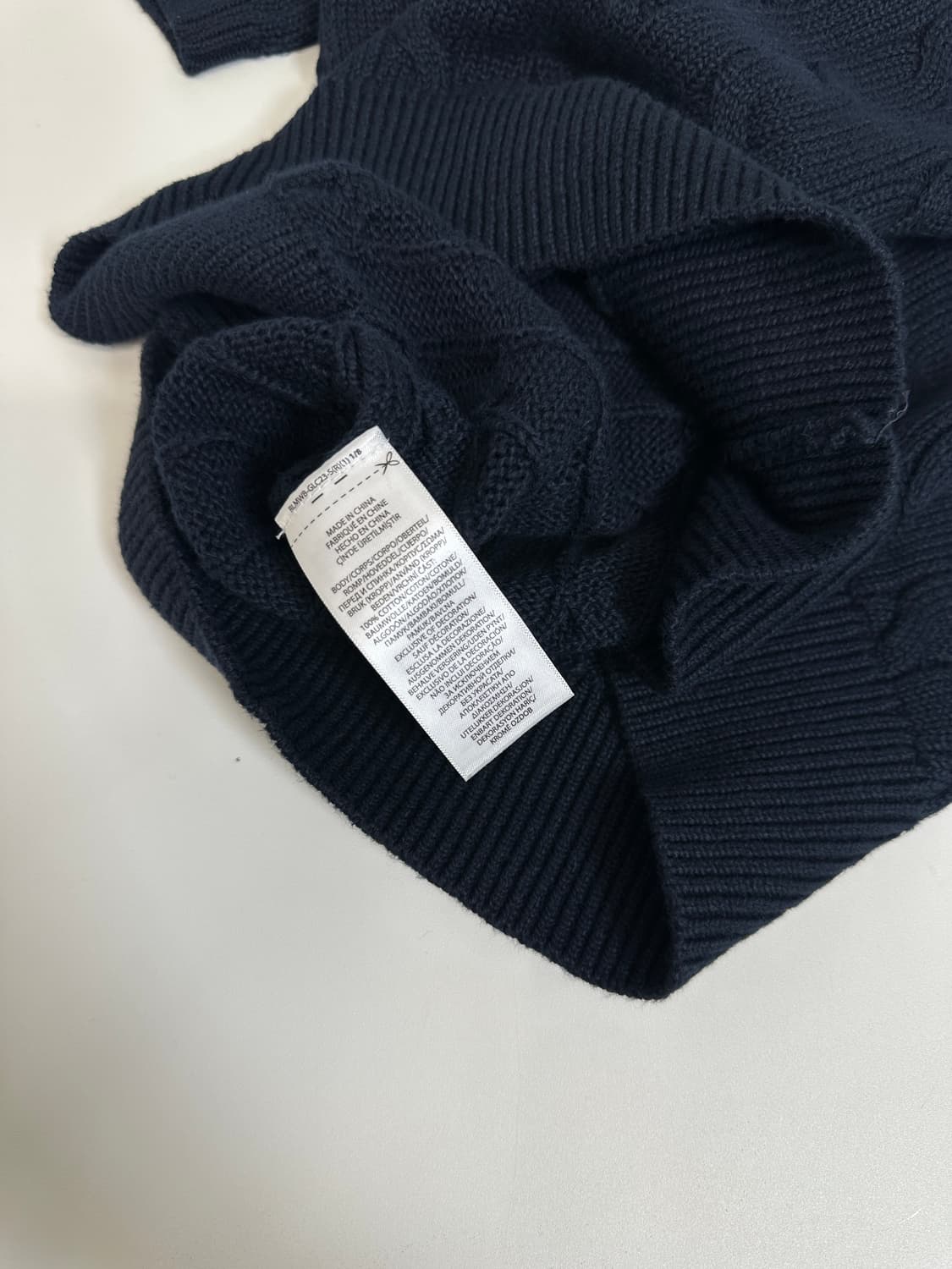 폴로 랄프로렌 케이블 반팔니트 M 상품이미지5