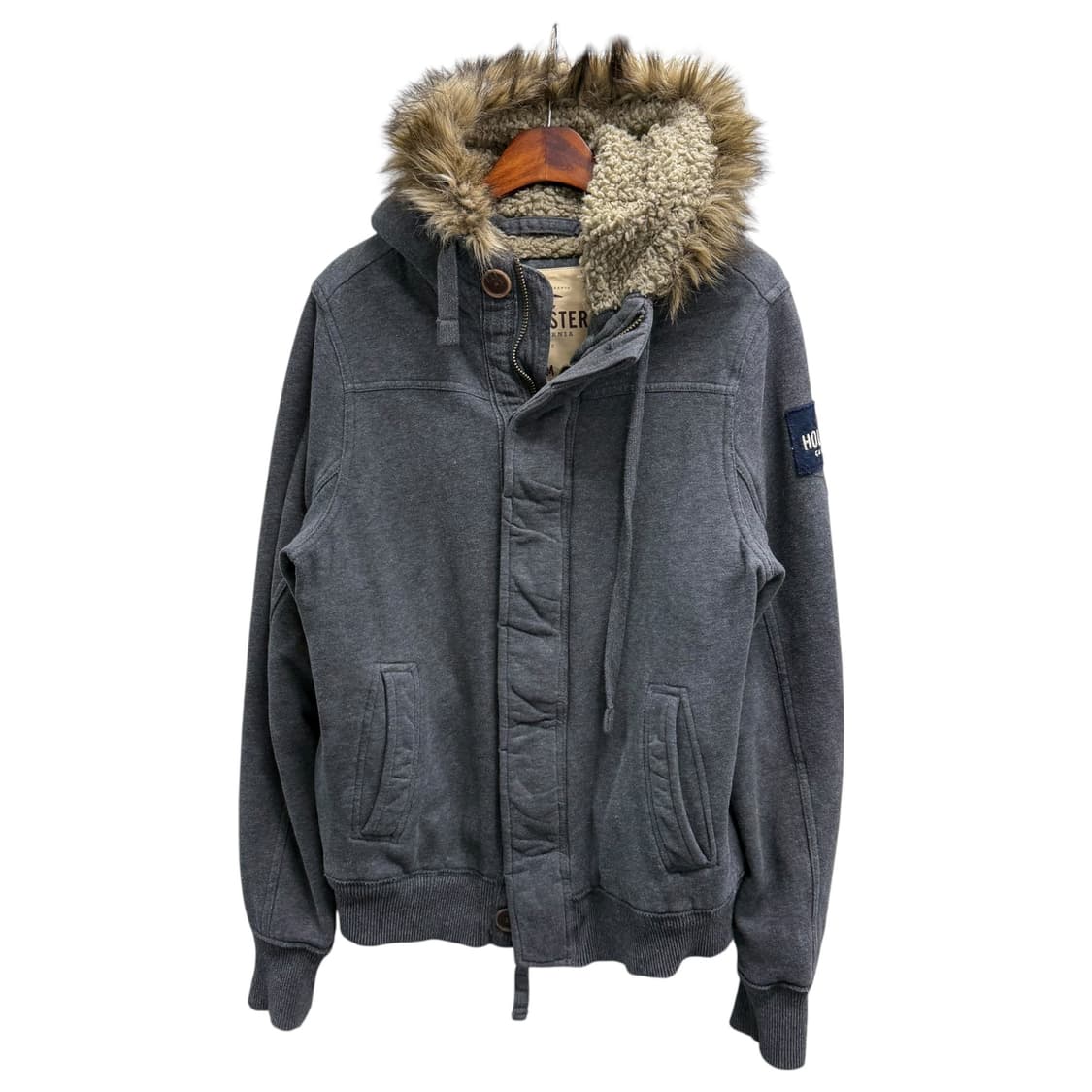 [M] 홀리스터 그레이 후드집업 상품이미지3