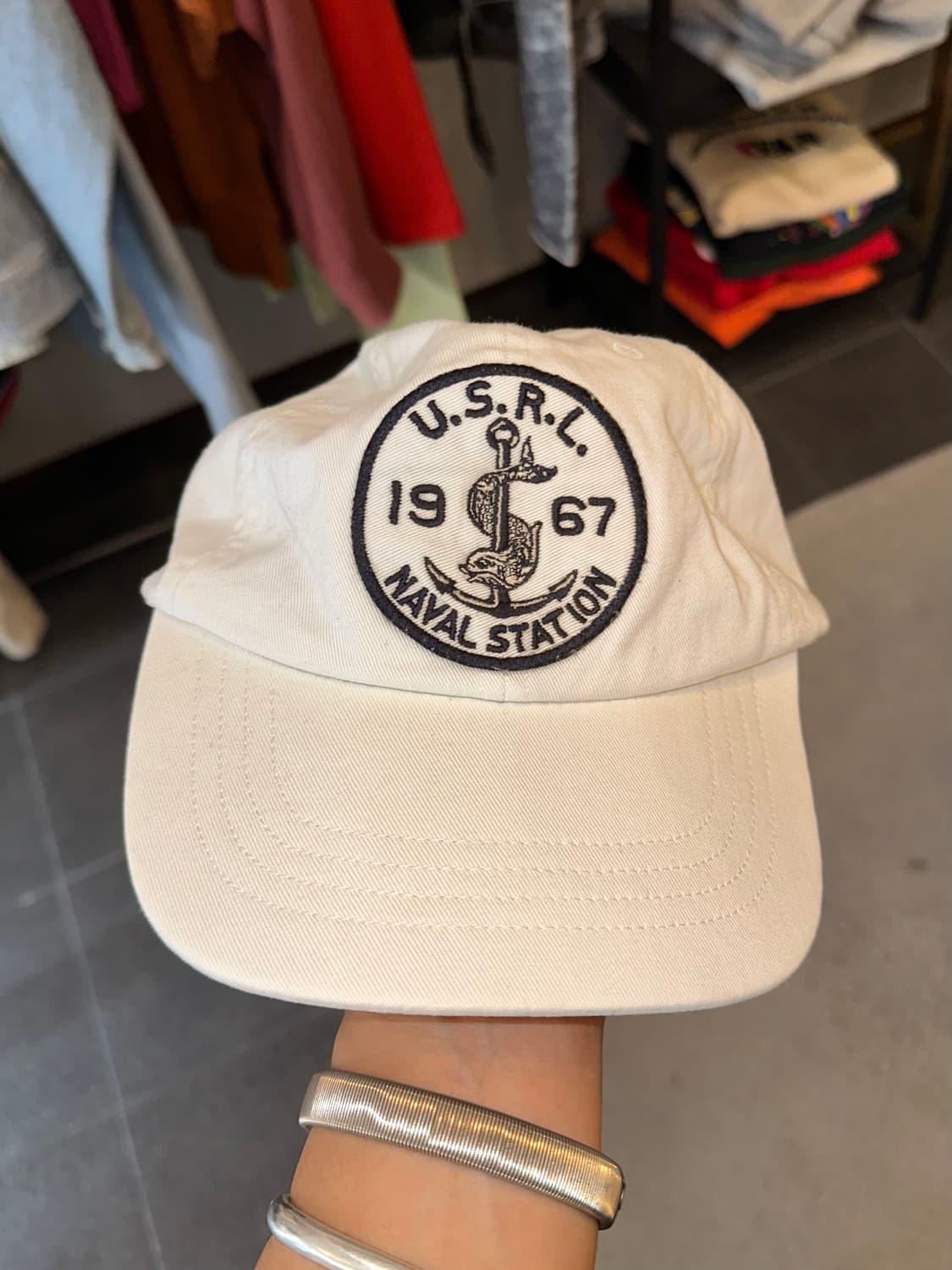 Polo Ralph Lauren U.S Naval patch Cap 상품이미지5