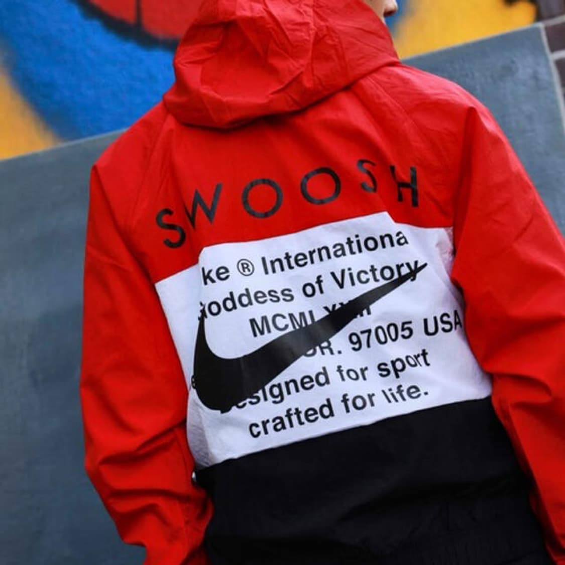 나이키 더블 스우시 우븐 바람막이 점퍼 상품이미지9