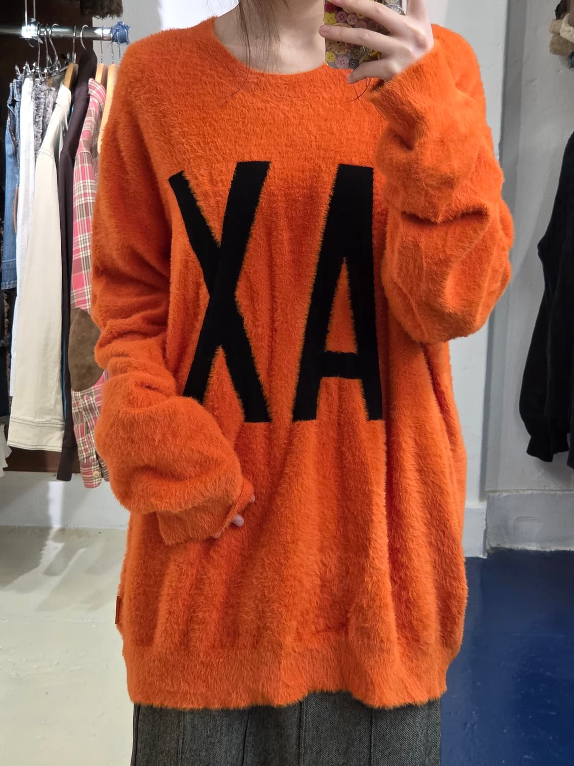 AlX 아르마니 익스체인지 오렌지 AX 니트 상품이미지1