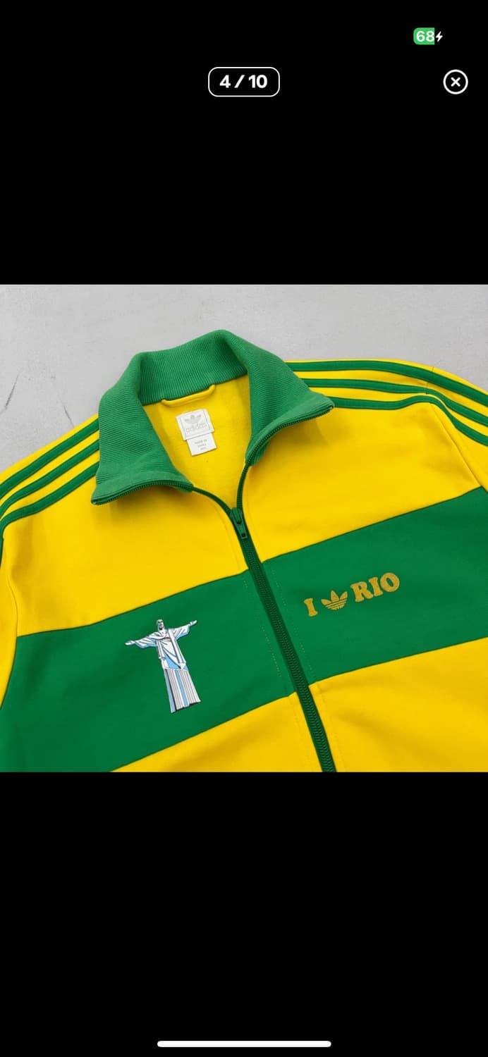 아디다스 파이어레드 브라질 트랙집업 XL 상품이미지3