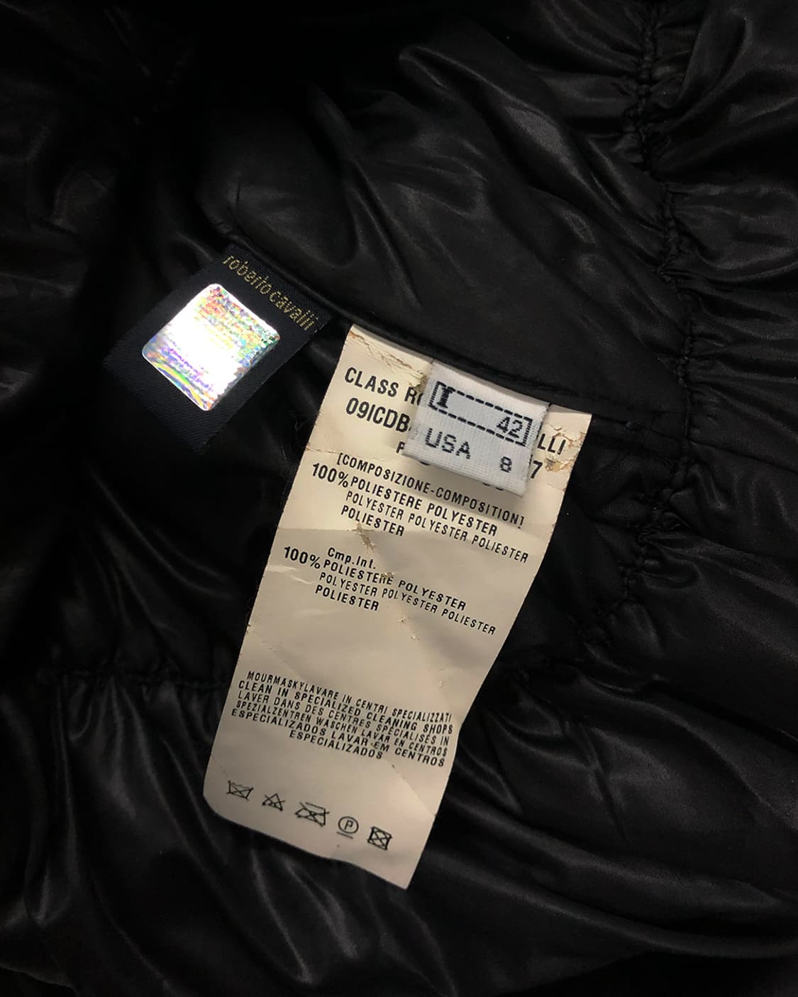 Roberto Cavalli 밍크 퍼 셔링 롱 패딩자켓 상품이미지9