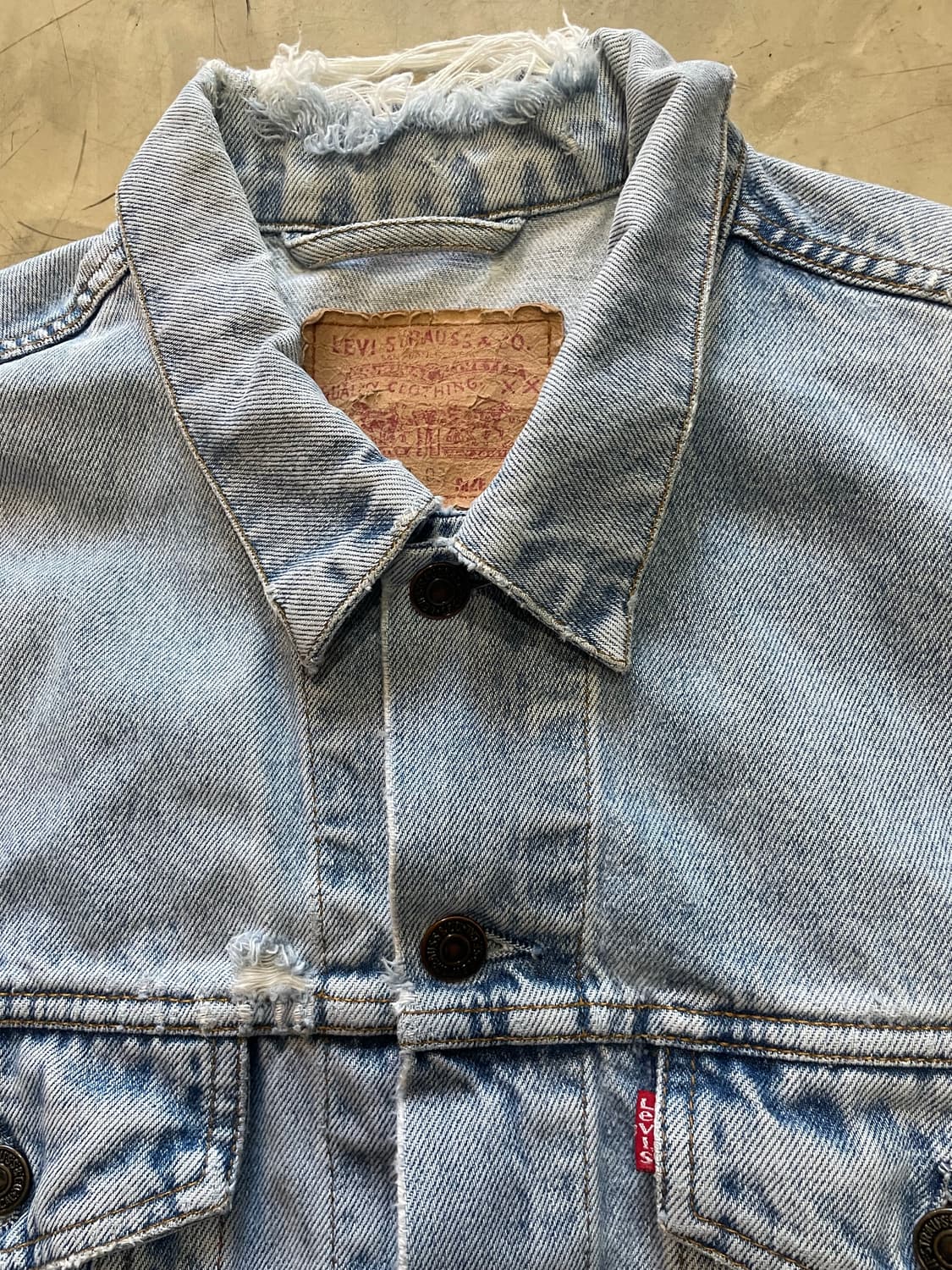 90’s 리바이스 데님 자켓 L MADE IN PORTUGAL 상품이미지6