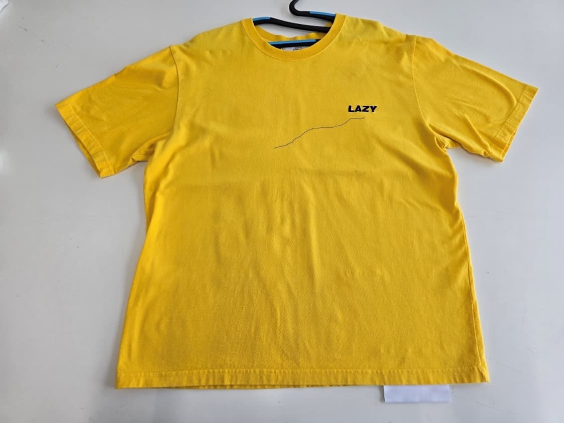 스튜디오 콘크리트 티셔츠 옐로우 M 상품이미지1