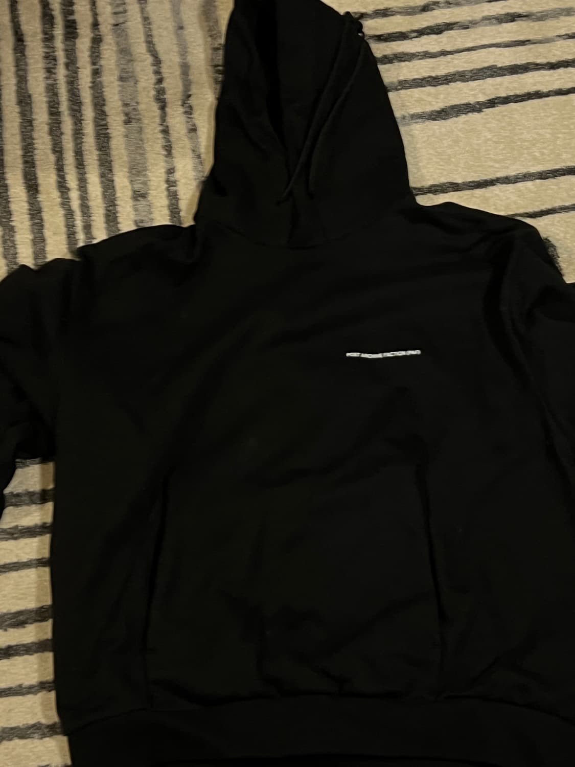 [100/M] 파프 8.0 라이트 블랙 후드티 포스트아카이브팩션 상품이미지1