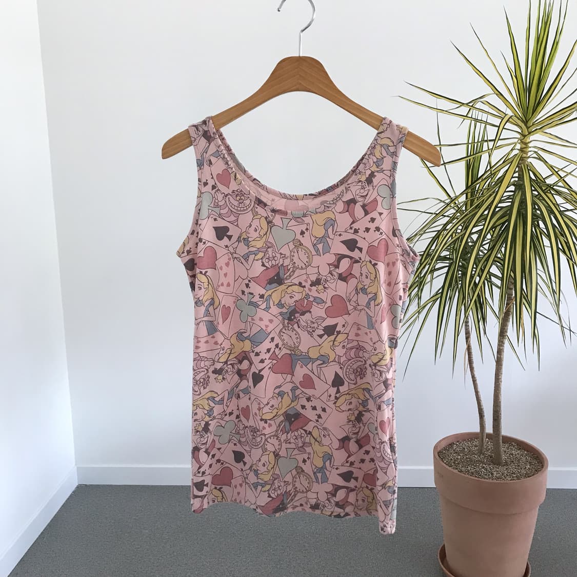 85-90 빈티지 y2k 앨리스 슬리브리스 나시 탑  상품이미지1