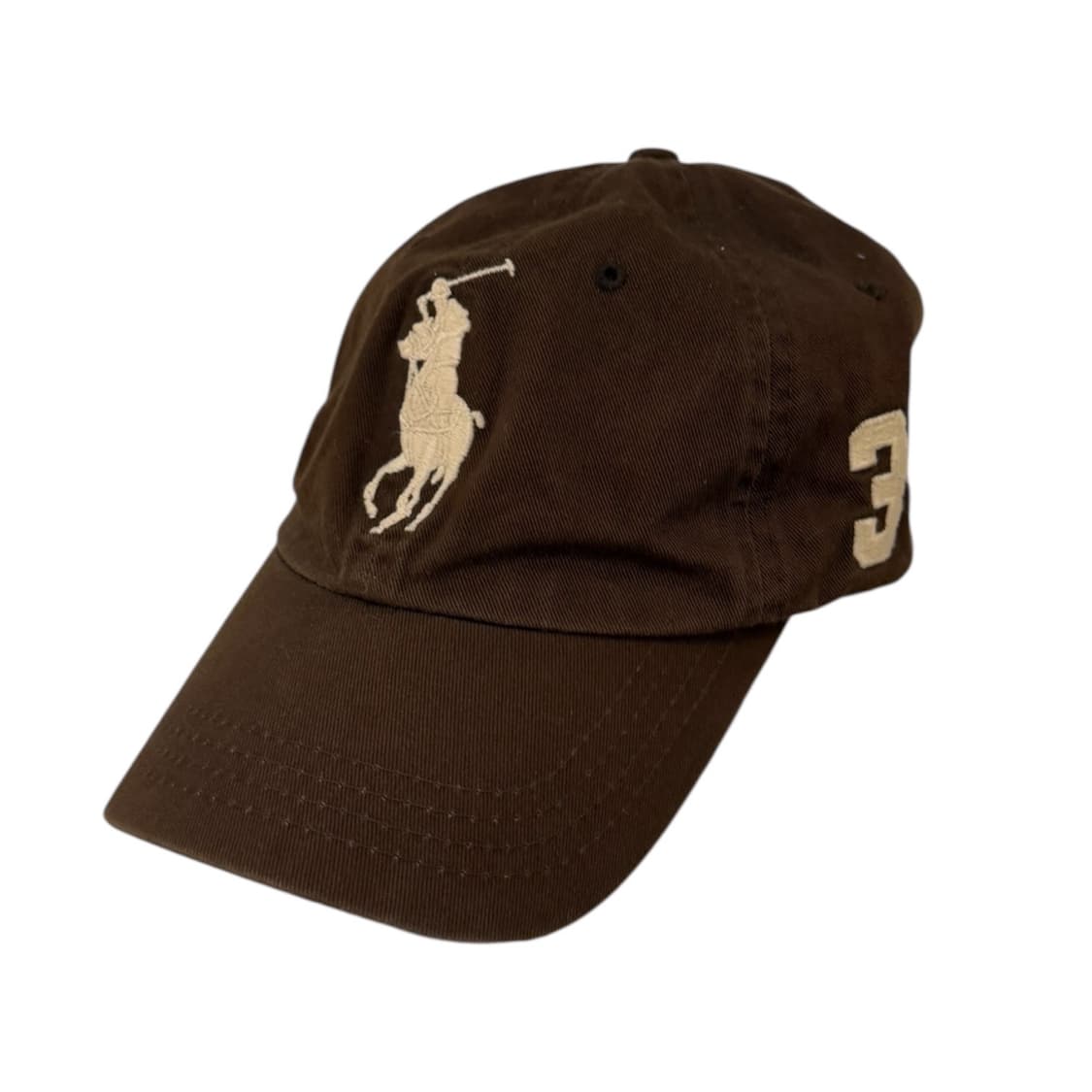 폴로 랄프로렌 빅포니 대장급 볼캡 브라운 상품이미지1