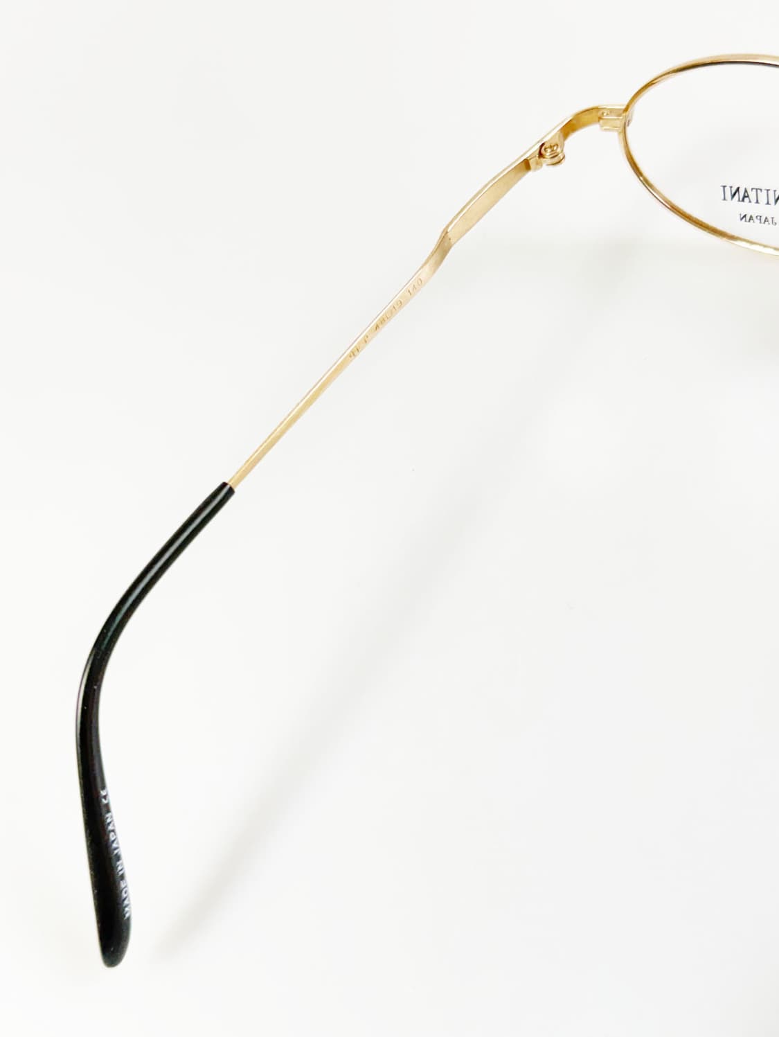일본제 YOHJI NITANI 골드 티타늄 슬림 오벌 빈티지 안경 상품이미지7