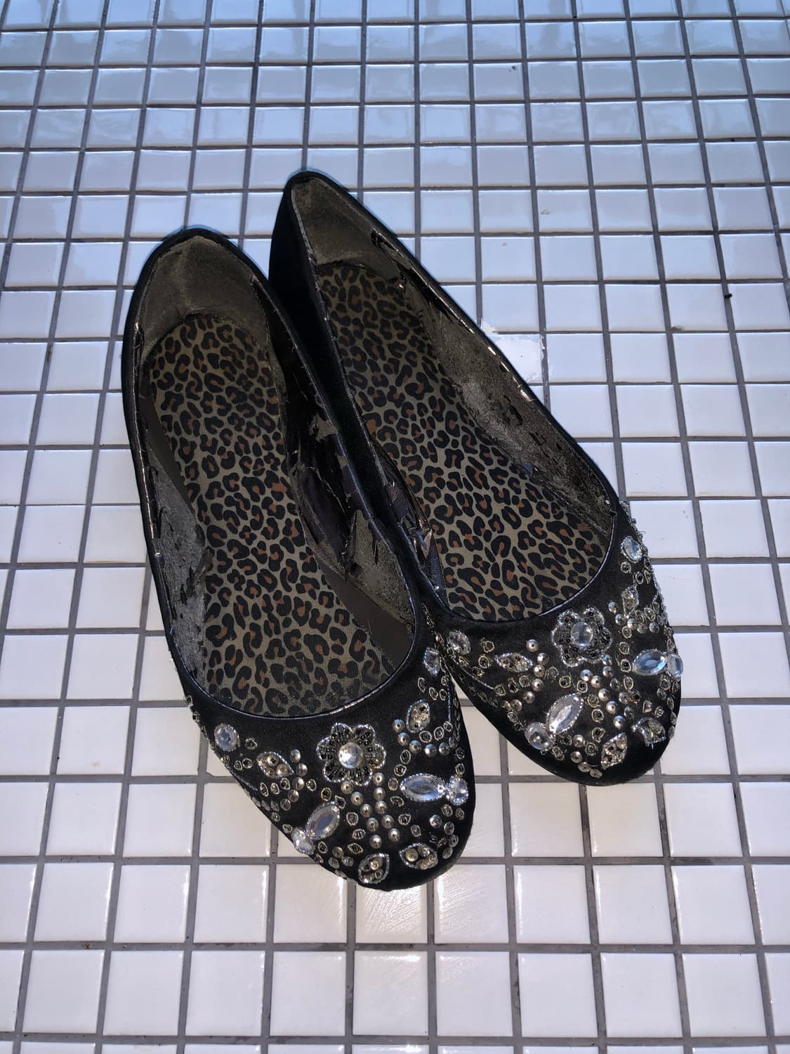 Beaded Jeweled Ballet Flats 상품이미지2