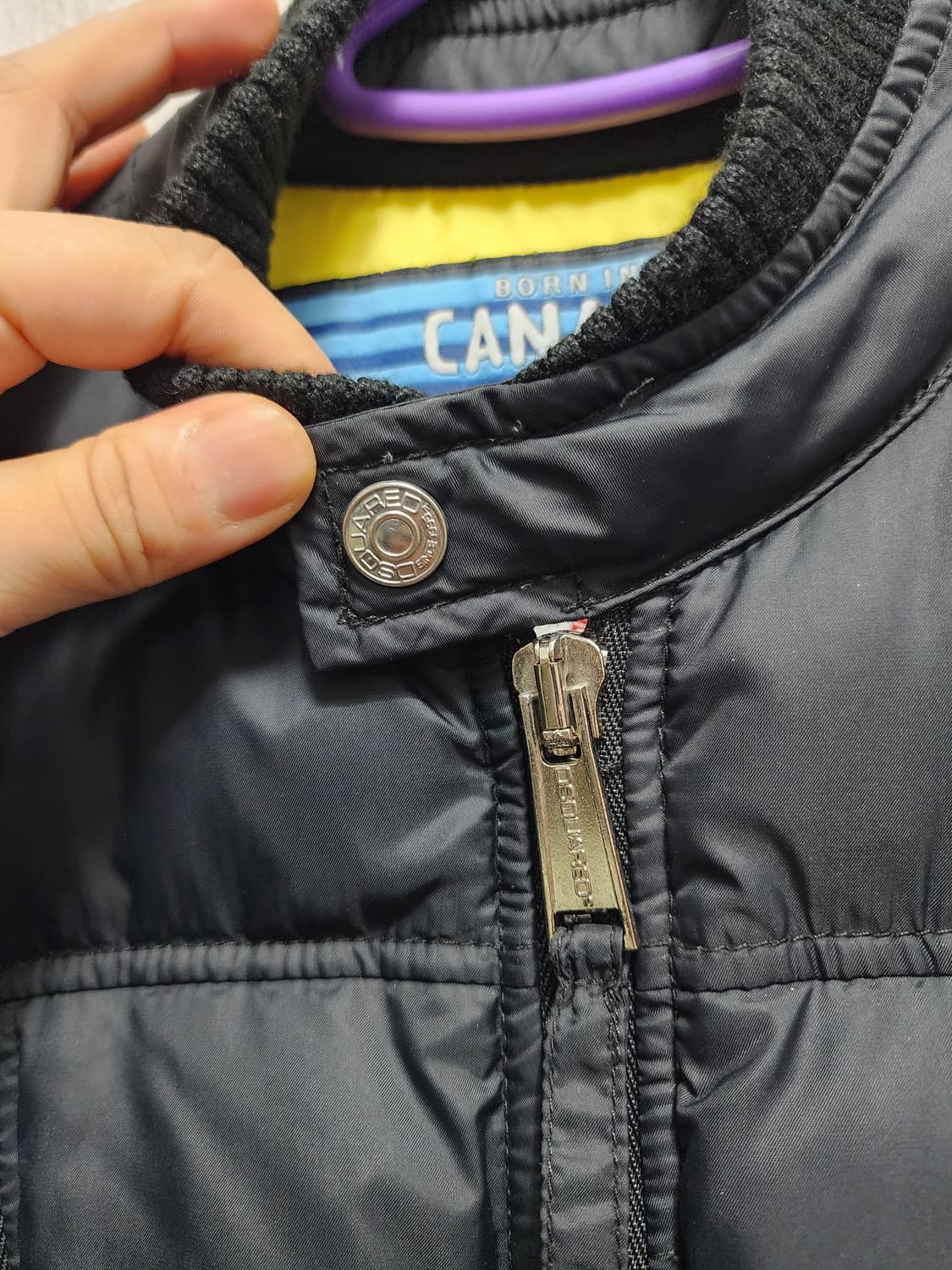 디스퀘어드2 퍼프 숄더 짚 푸퍼 상품이미지5