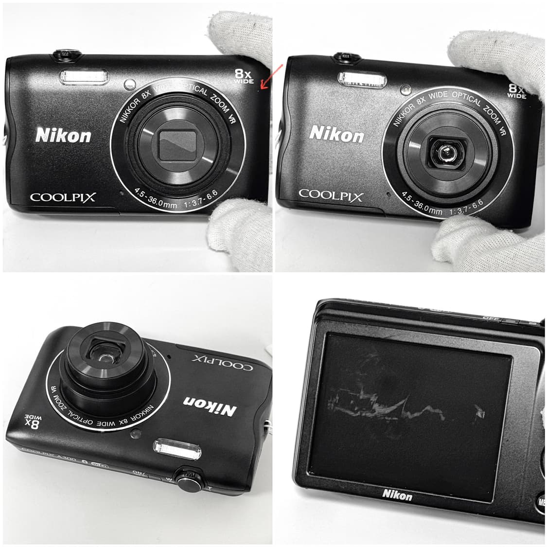 니콘 쿨픽스 A300 (S3700) 블랙빈티지디카 상품이미지4