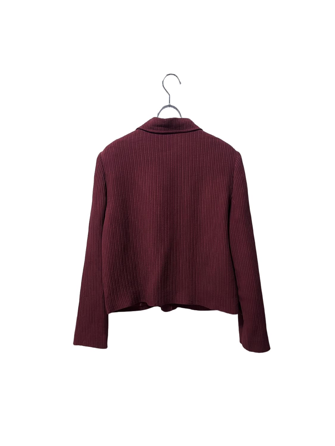 Burgundy Ribbed Blouson 상품이미지4
