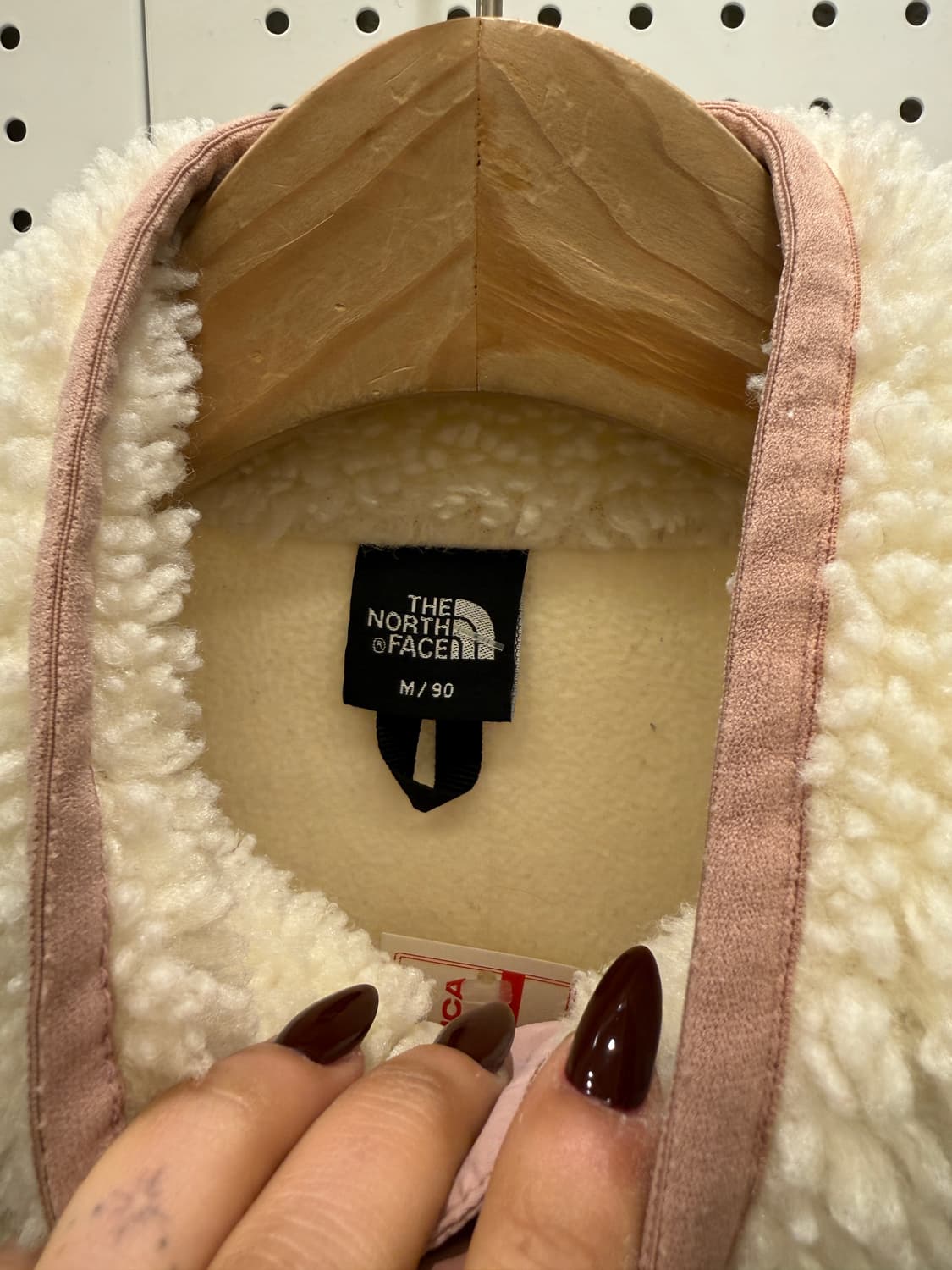 노스페이스 아이보리 보아 플리스 자켓 U1098 상품이미지5