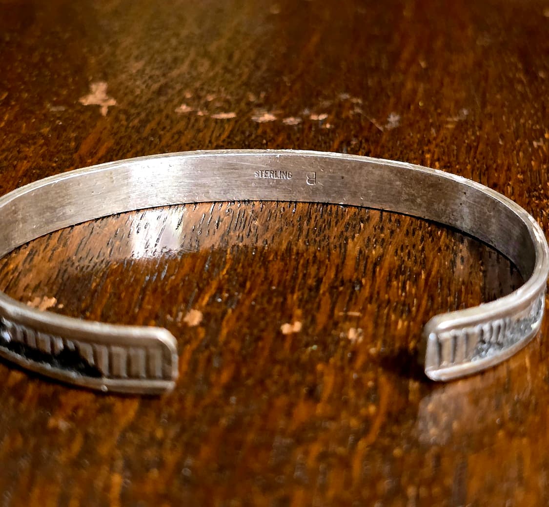 🇺🇸나바호 Elaine Becenti 스토리텔러 커프 뱅글 팔찌 상품이미지6