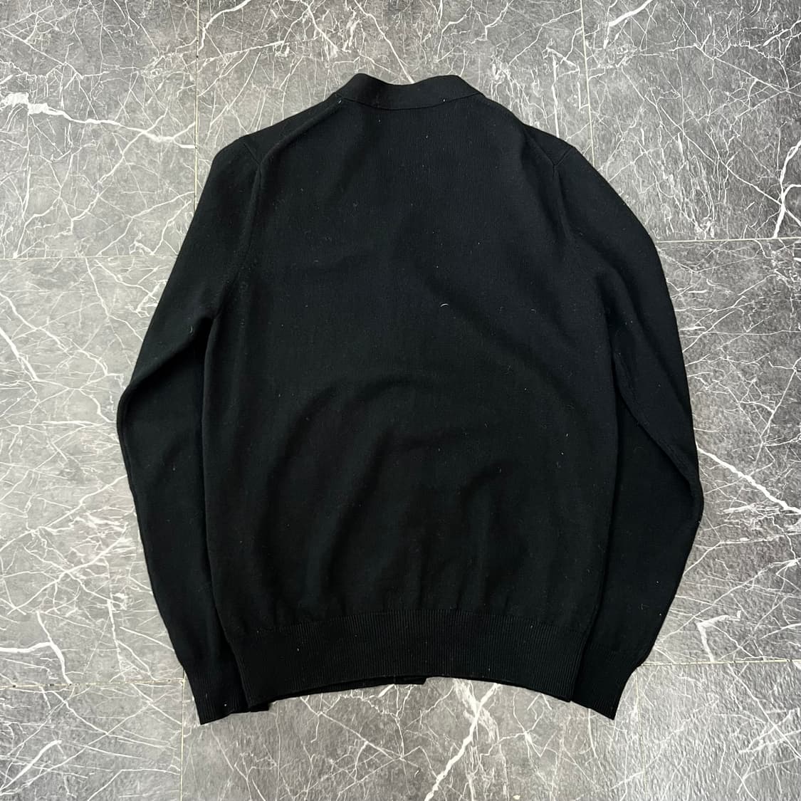 꼼데가르송 더블 하트와펜 블랙 니트 가디건 상품이미지3