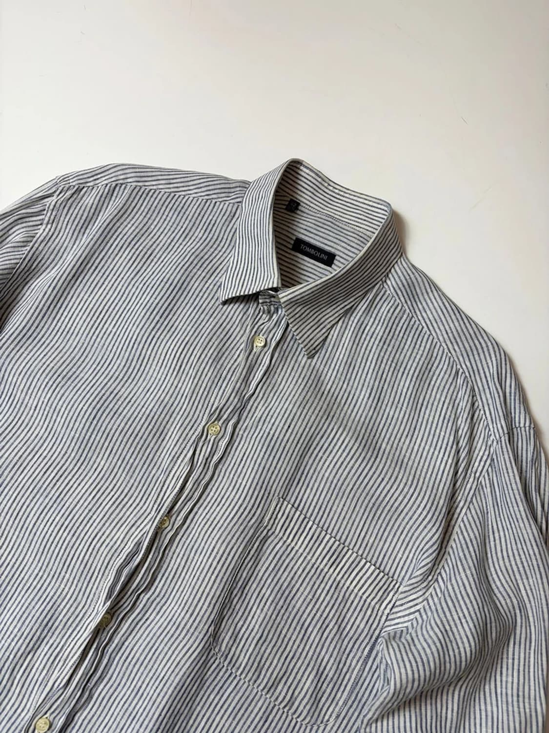 톰볼리니 Tombolini 이태리 린넨 스트라이프 셔츠 PN9266 상품이미지2