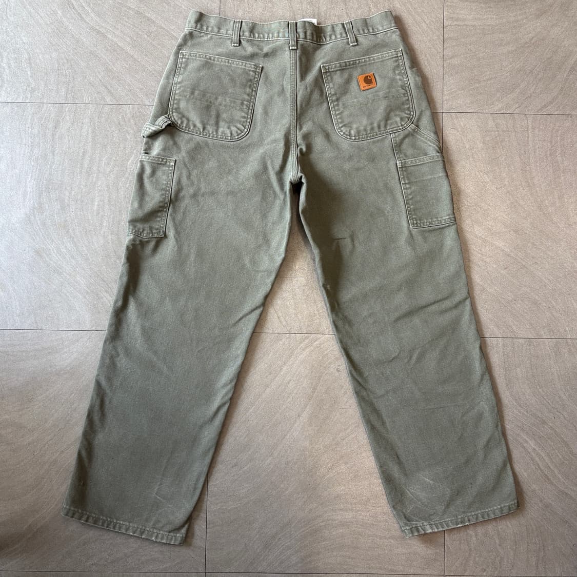 칼하트 오리지널 모스 그린 카펜터 팬츠 상품이미지1