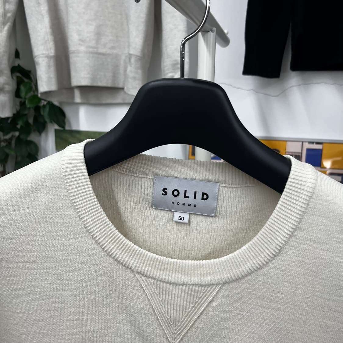 솔리드옴므 니트맨투맨 50 상품이미지3