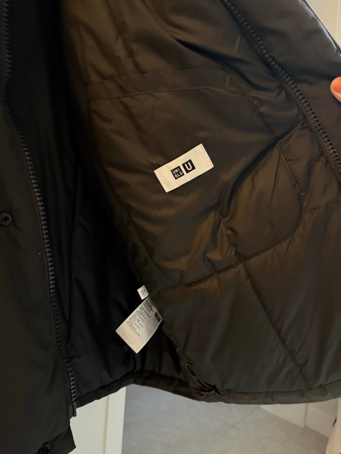 유니클로 U 퍼프테크 볼륨파카 다크브라운 XL 상품이미지5