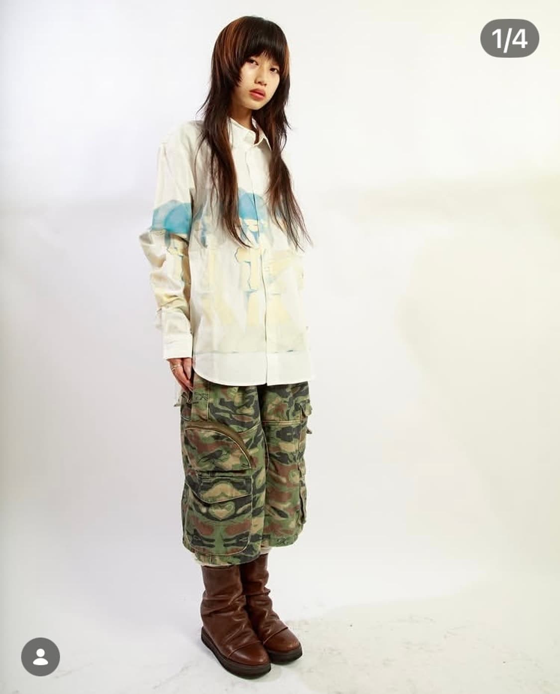 Yuminha beetle camo cargo shorts 상품이미지4