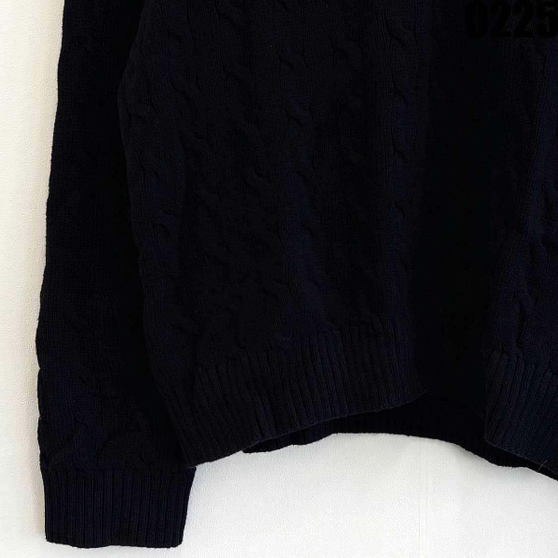 폴로 랄프로렌 꽈배기 케이블 니트 스웨터 XL 0225 상품이미지3