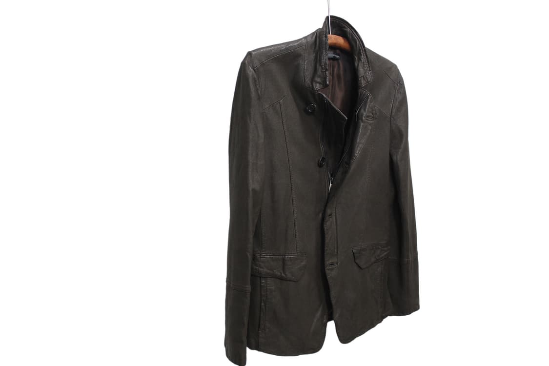 SOLID HOMME 솔리드옴므 2WAY 램스킨 레더 자켓 상품이미지7