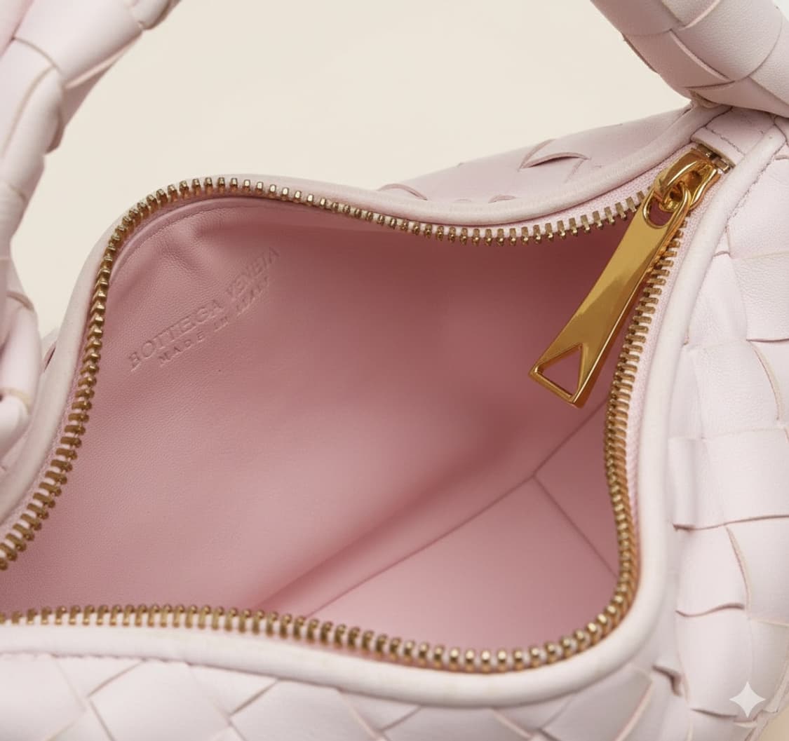 [S급] 보테가베네타 조디 가죽 클러치 미니 핑크 판매합니다!!! 상품이미지3