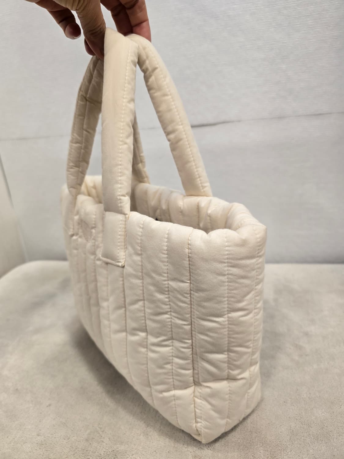 시엔느 패딩백 토트백 아이보리 상품이미지5