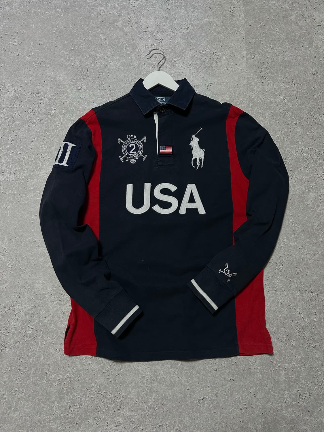 폴로 랄프로렌 USA 국대 럭비 티셔츠 상품이미지2