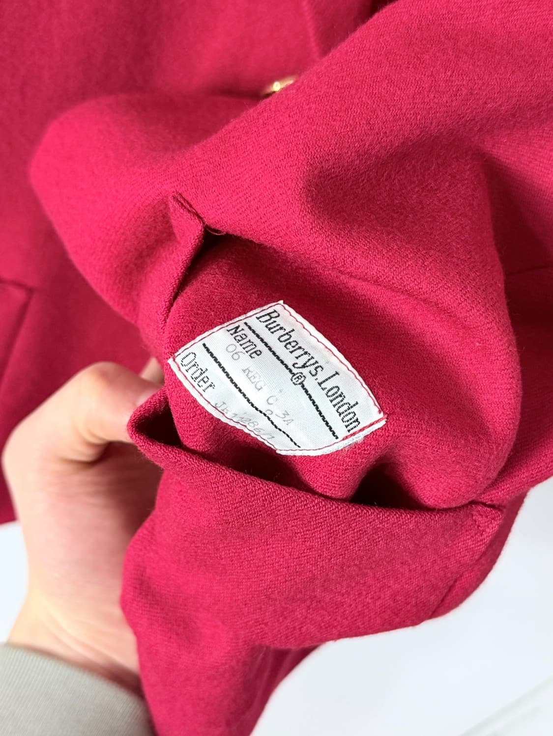 버버리 크레스트 로고 금장 블레이져 자켓  상품이미지6