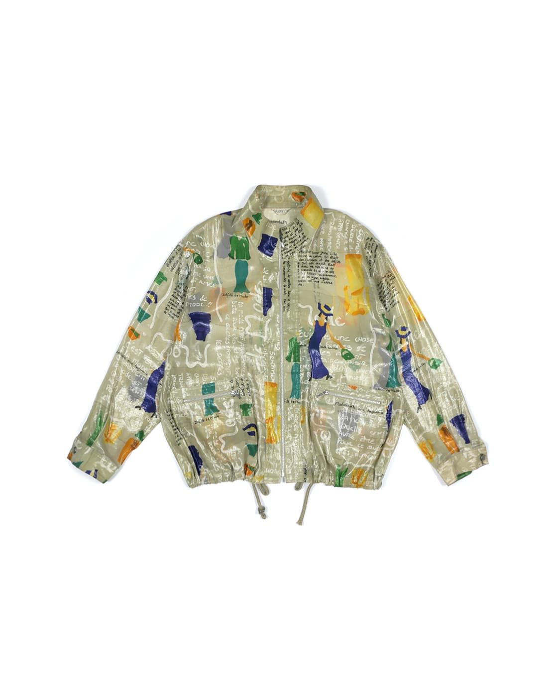 vintage sheer printed jacket 상품이미지1