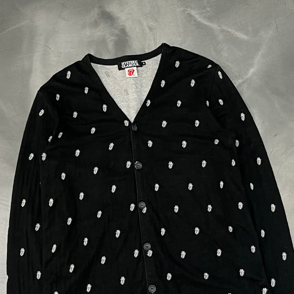  히스테릭 글래머 x 롤링스톤즈 패턴 가디건 y16179 상품이미지3