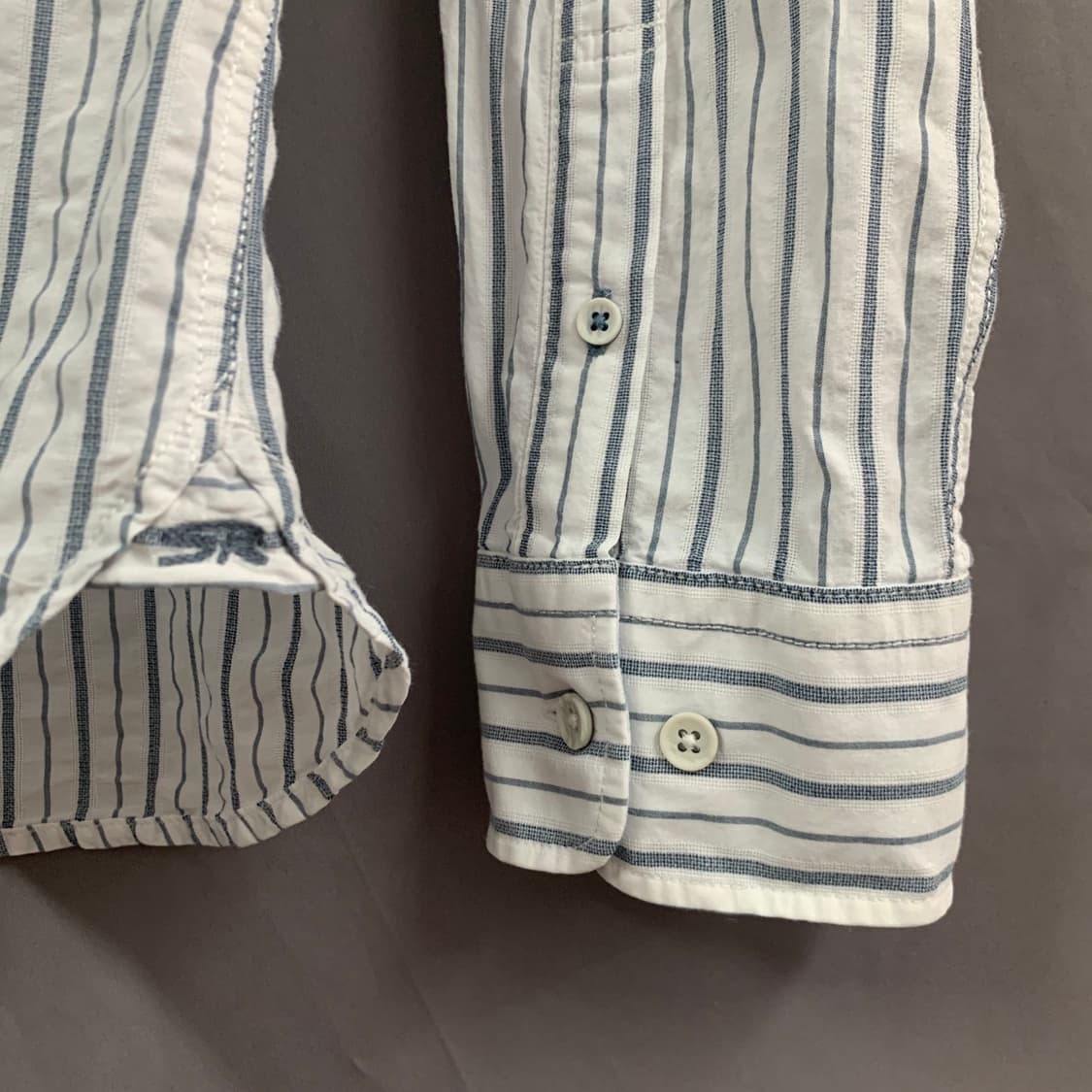 XL 코오롱 시리즈 핀스트라이프 포켓 셔츠  상품이미지3