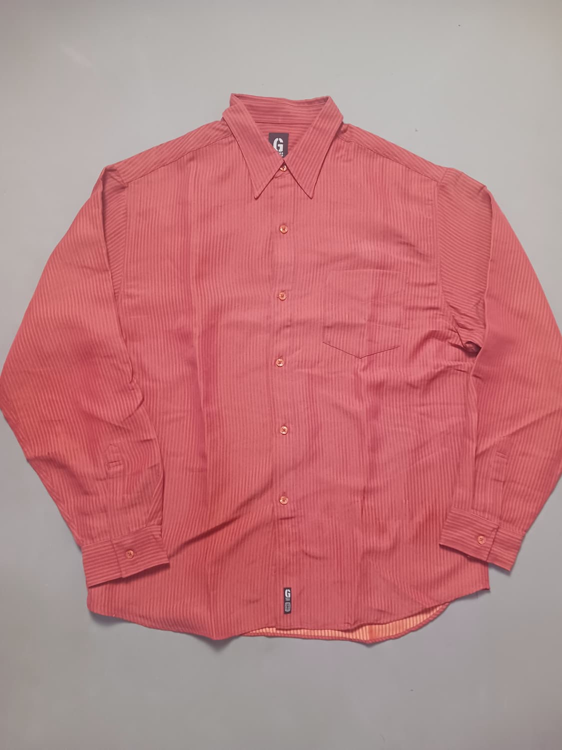 [XL] 게스 진스 형광 스프라이트 셔츠형 자켓 오버핏 상품이미지1