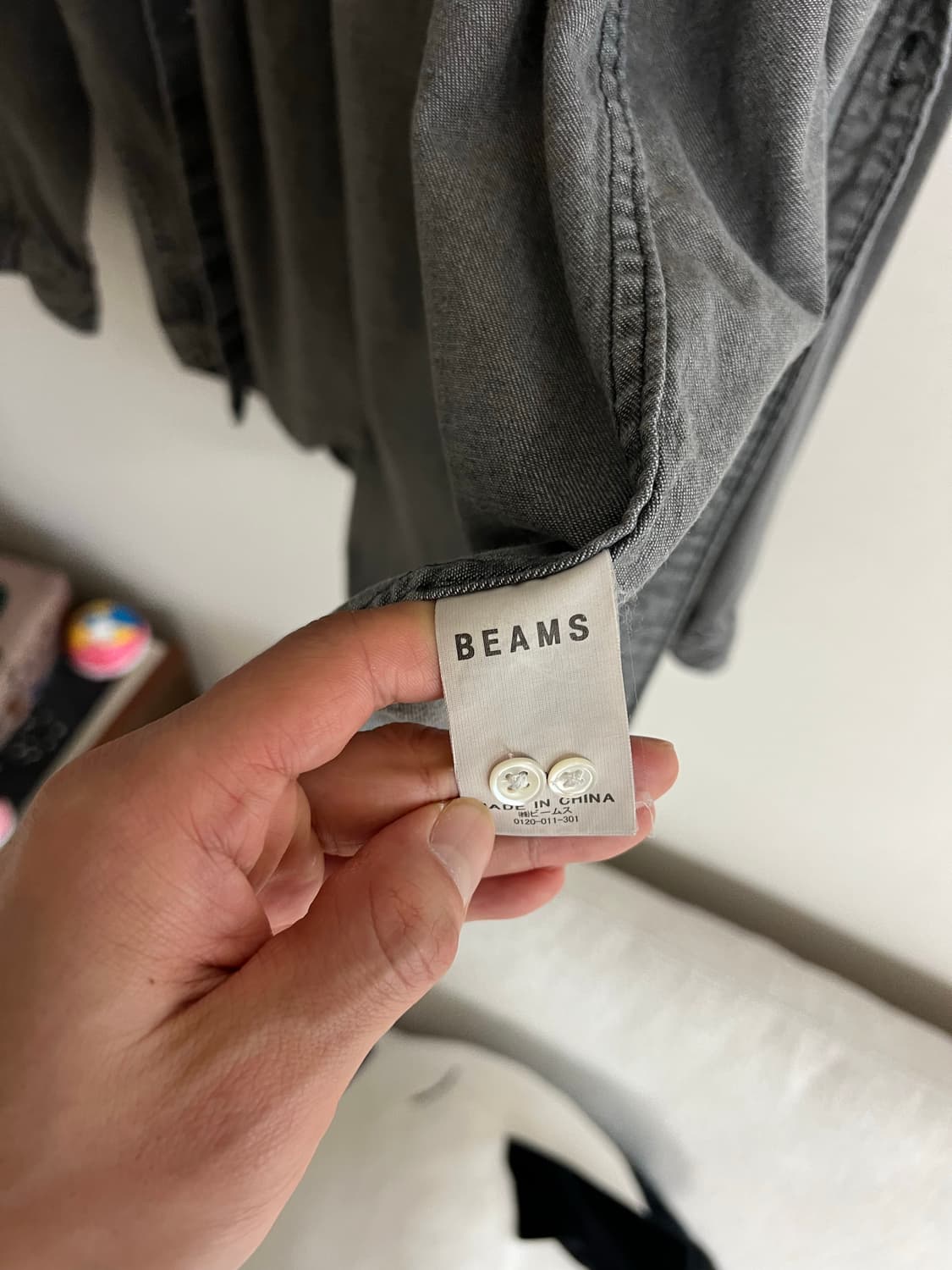 빔즈 ssz 데님 셔츠 L 상품이미지6