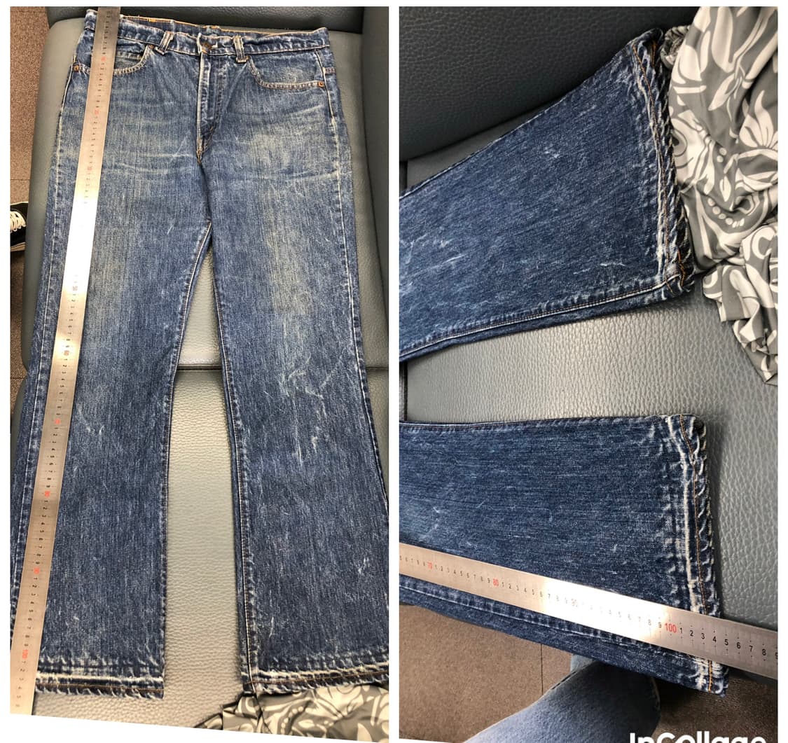 라스트70s 리바이스517 부츠컷 66후기 허리34 둘레84.5 상품이미지6