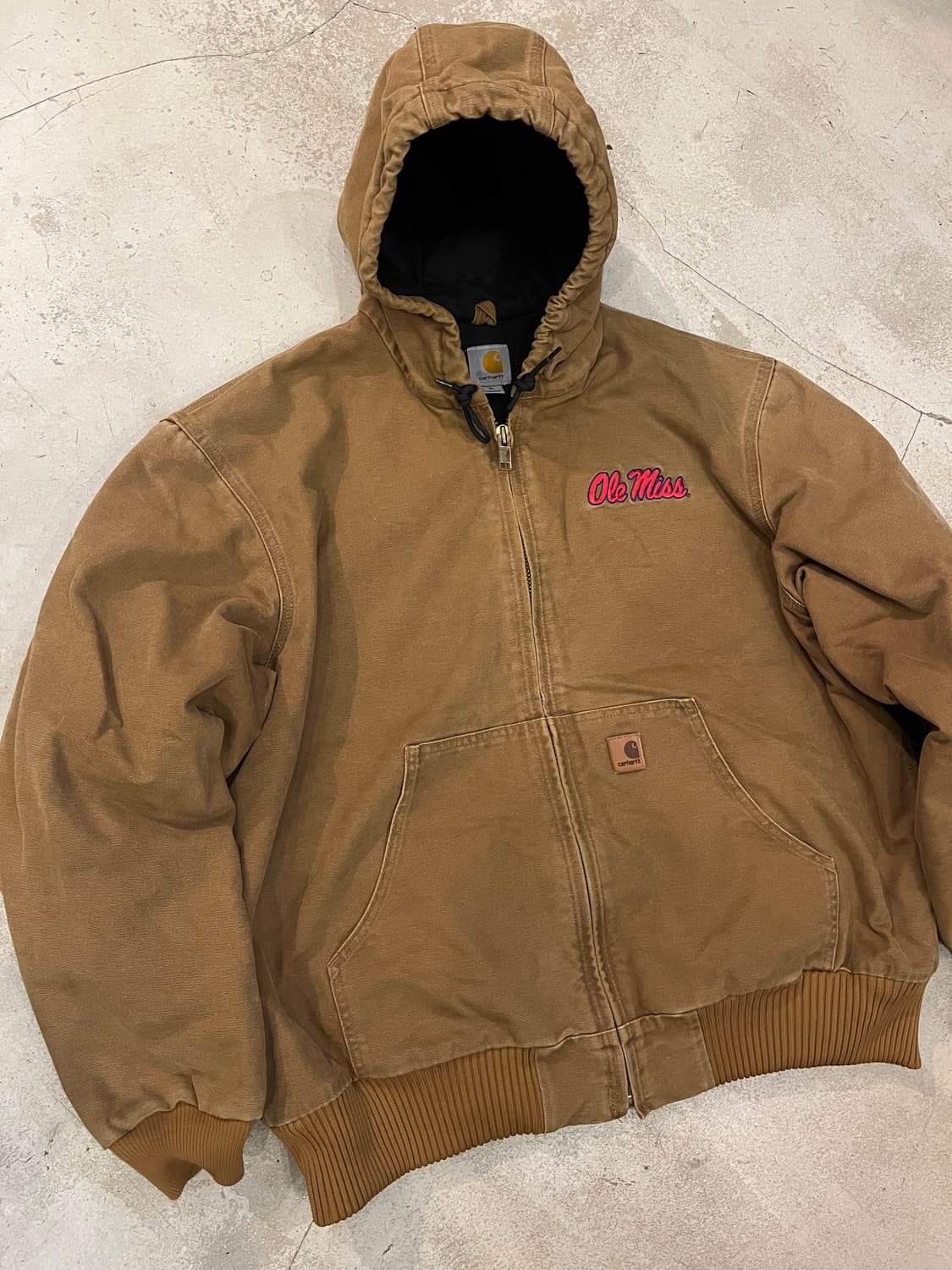 빈티지 칼하트 엑티브자켓 카멜 상품이미지1