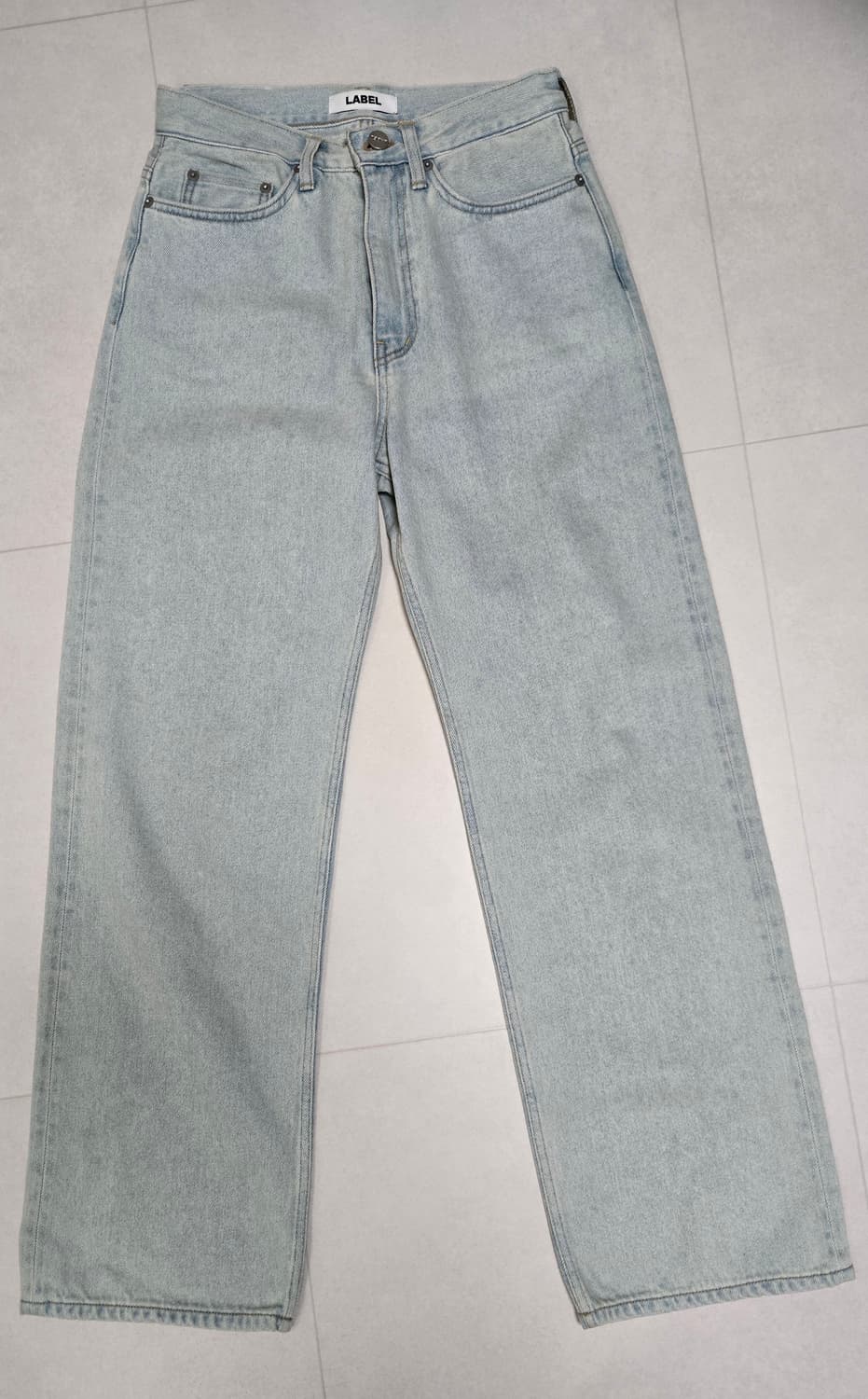 스트레이트 연청 데님 straight fit jeans 청바지 바지 상품이미지1