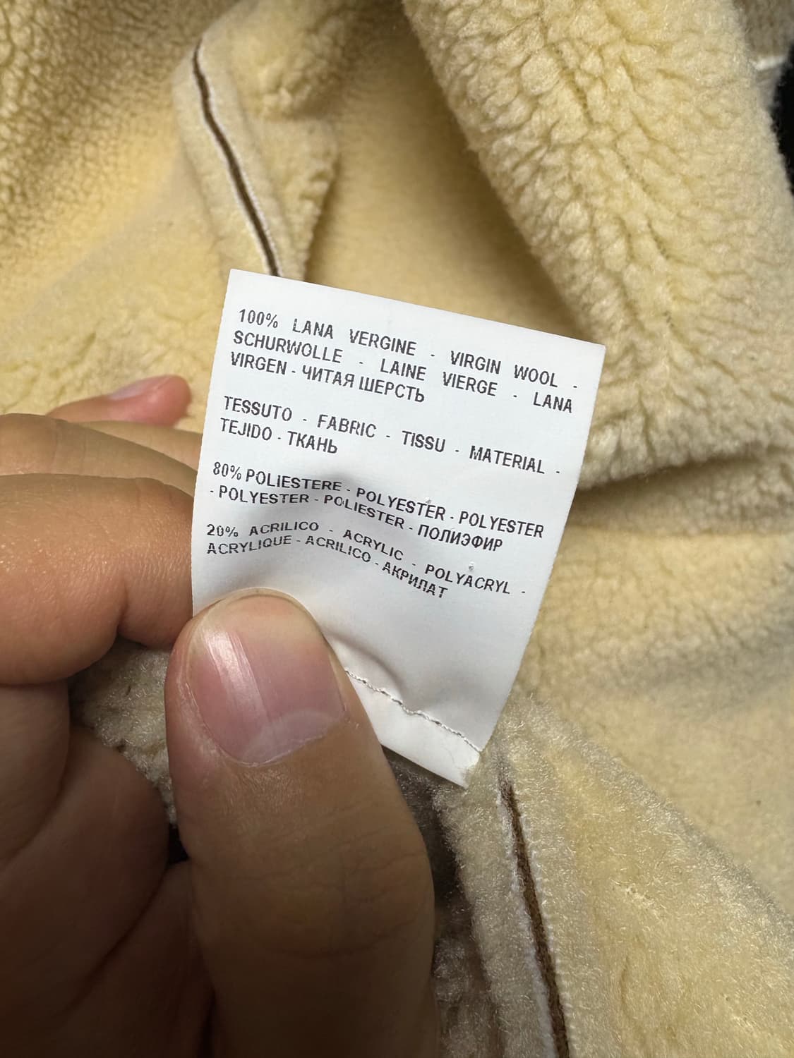 [50] 그랑사소 에코 시어링 무통 자켓 상품이미지6