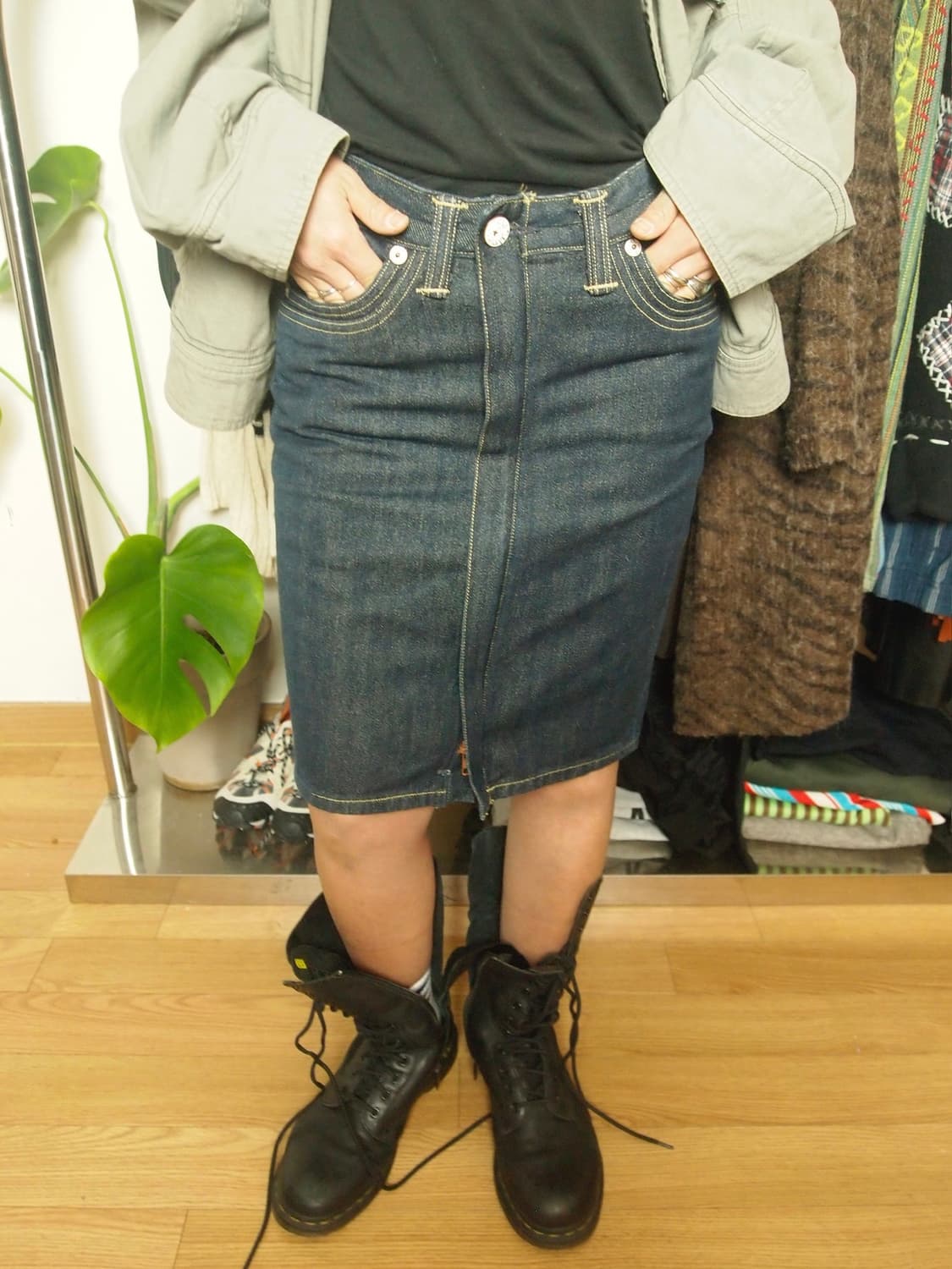 리바이스 레드탭 데님 스커트 상품이미지1