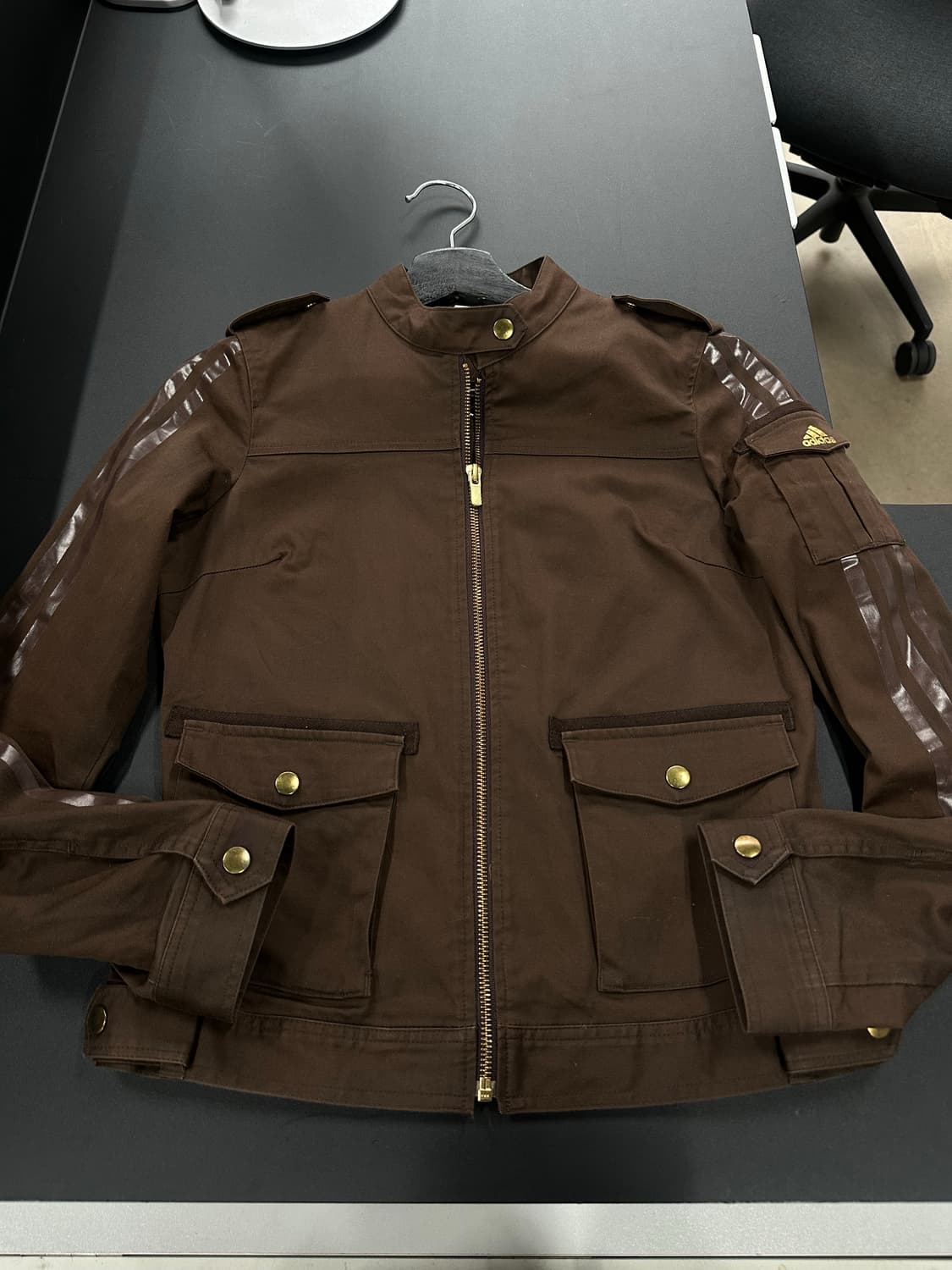 아디다스 포켓 트랙 넥버클 자켓 상품이미지5