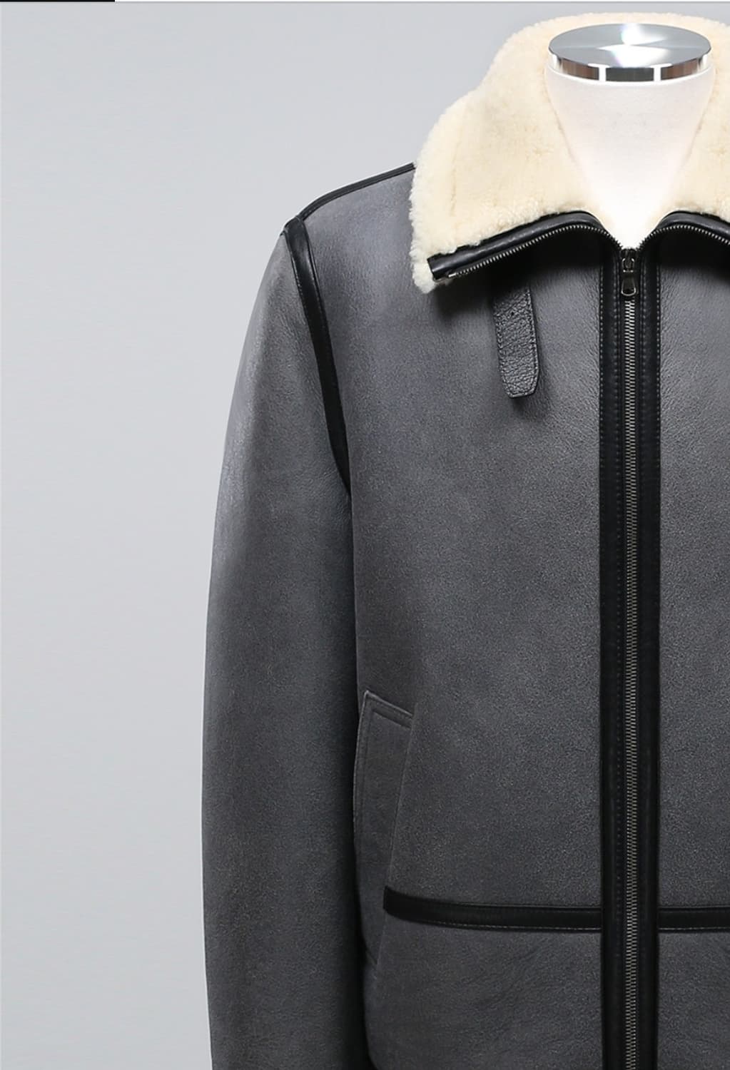 Real LambSkin - Crack Leather Mustang 상품이미지2